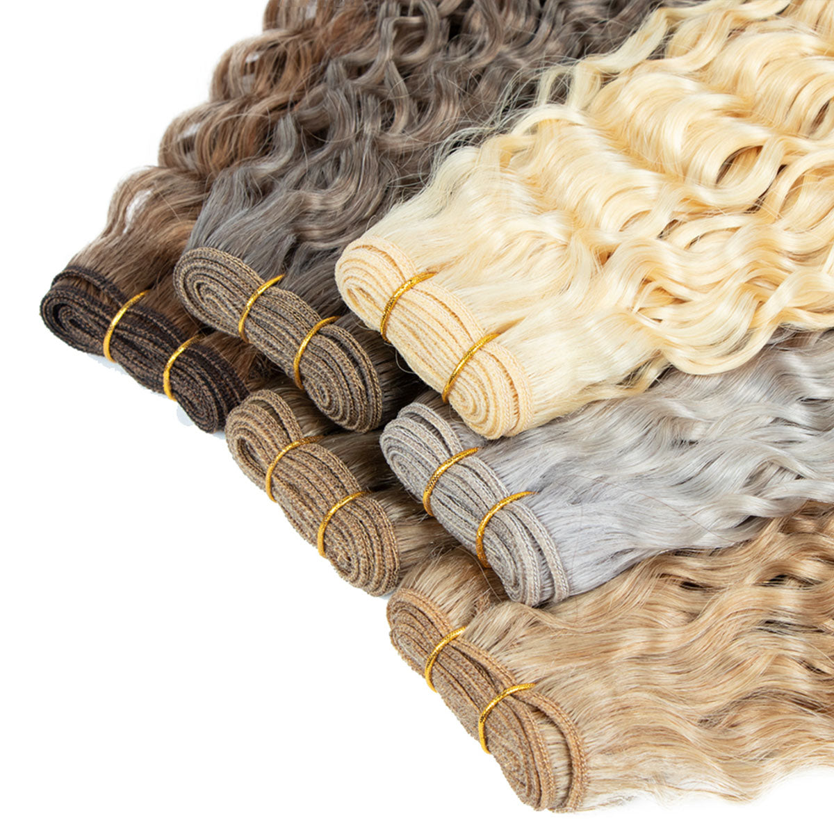 Curly Machine Weft Hair Extensions - 100g
