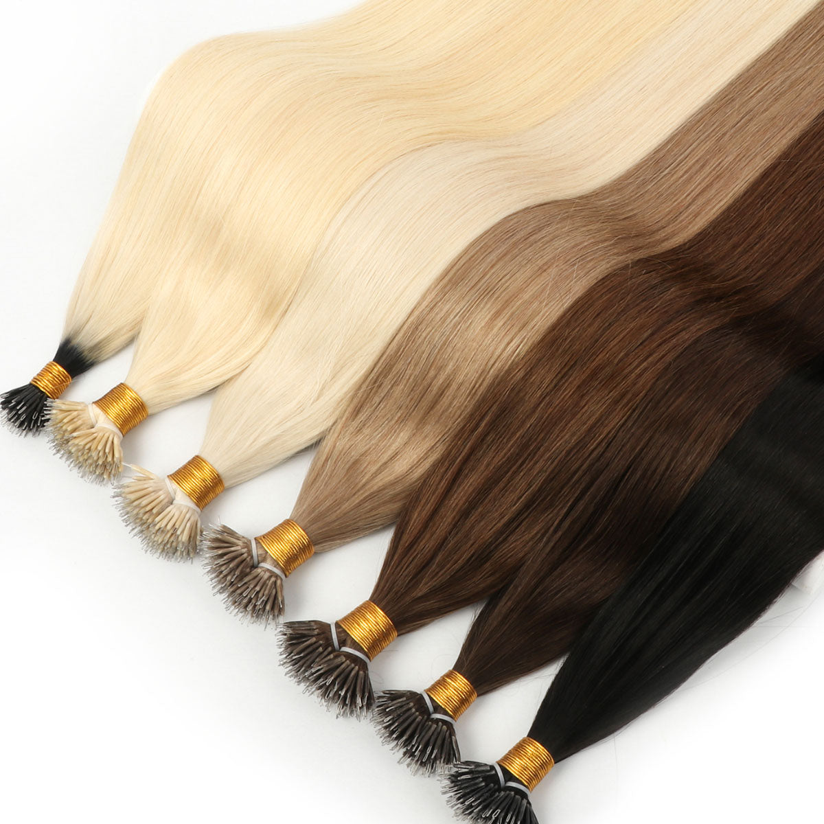 Straight Nanotip Hair Extensions 100g