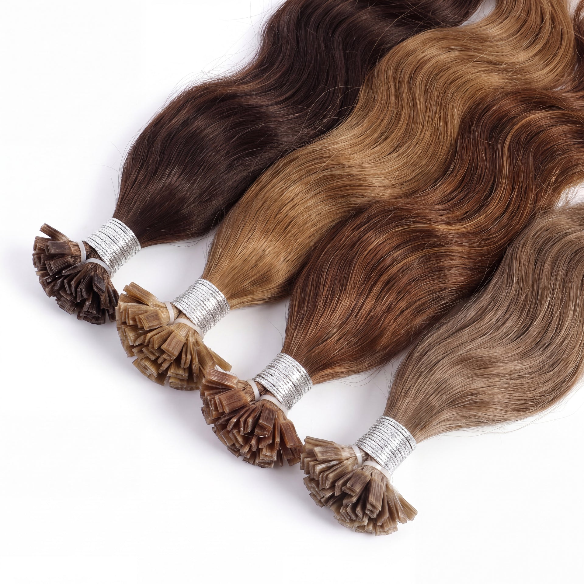 Natural Wave Keratin Tip Hair Extensions - 100g